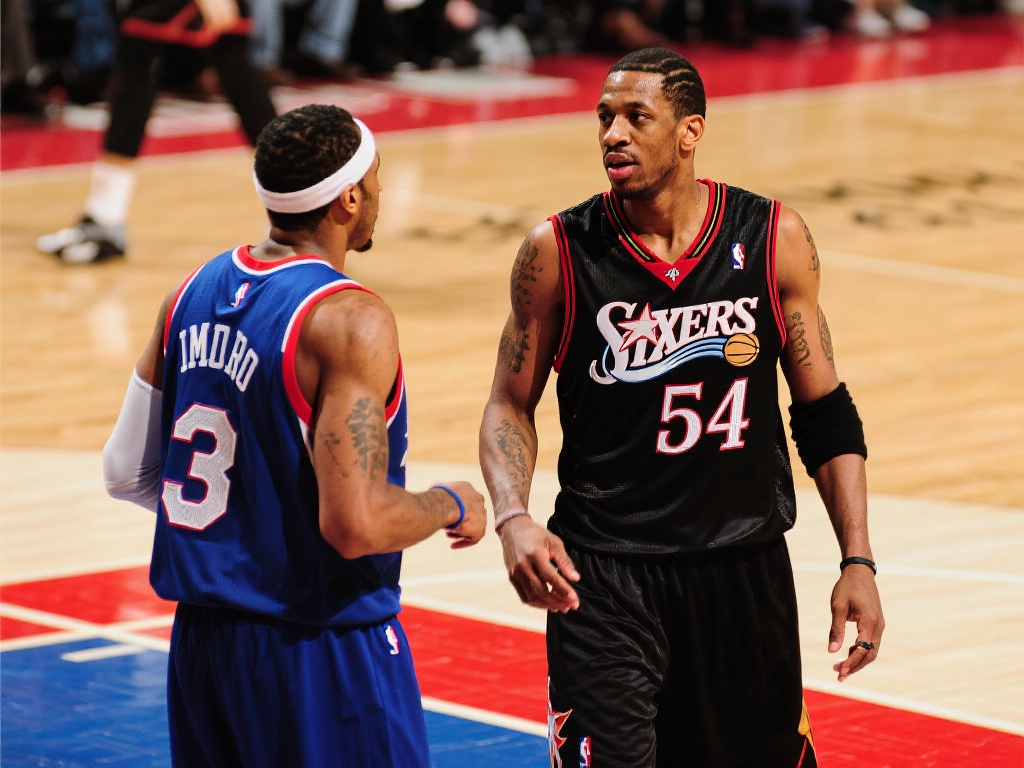 艾弗森初见效应：小莫忆砍54分初识超巨之威