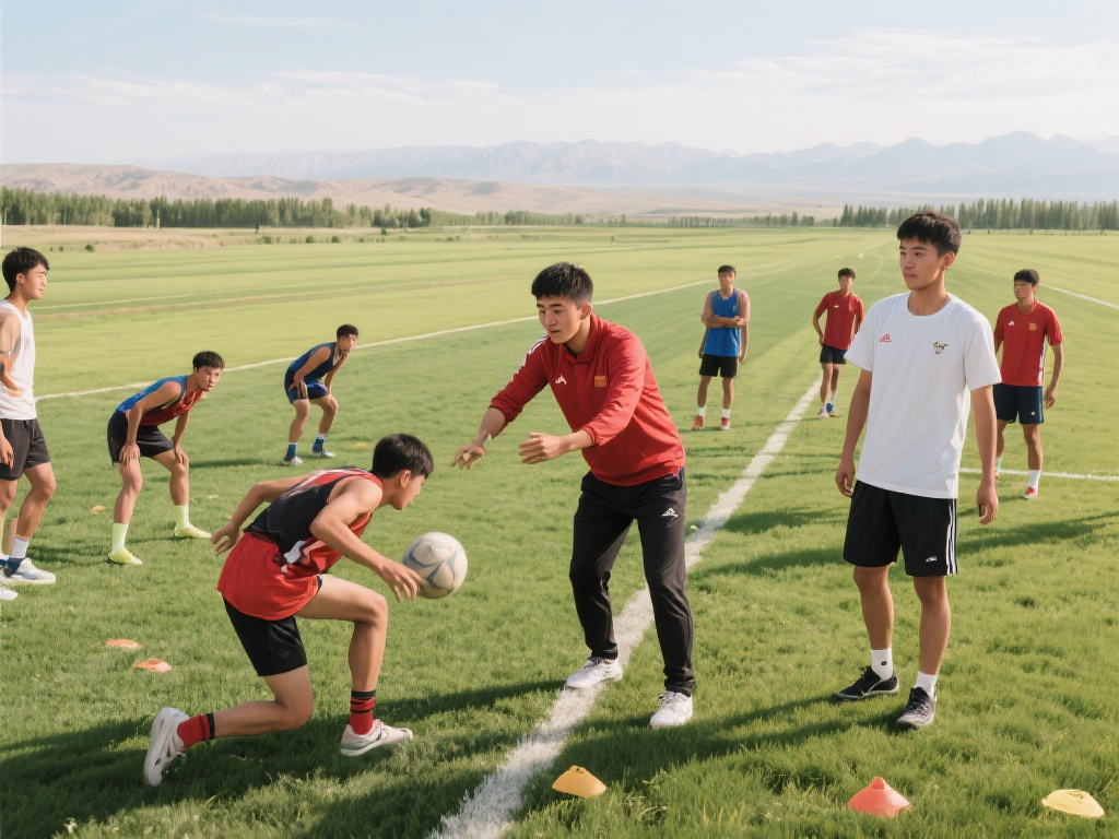 在广阔的田间，新疆的年轻教练正在通过他们